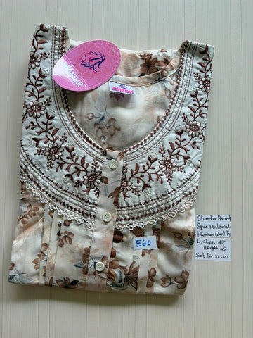 BS526 Shandar Spun nighty