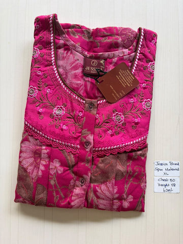 CJS 530 Height Jessica Pleats Spun Nighty 550