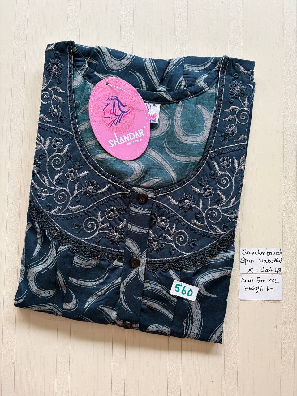 css 579 Shandar light Spun nighty