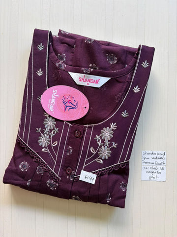 CSS 406 Height Shandar Spun nighty