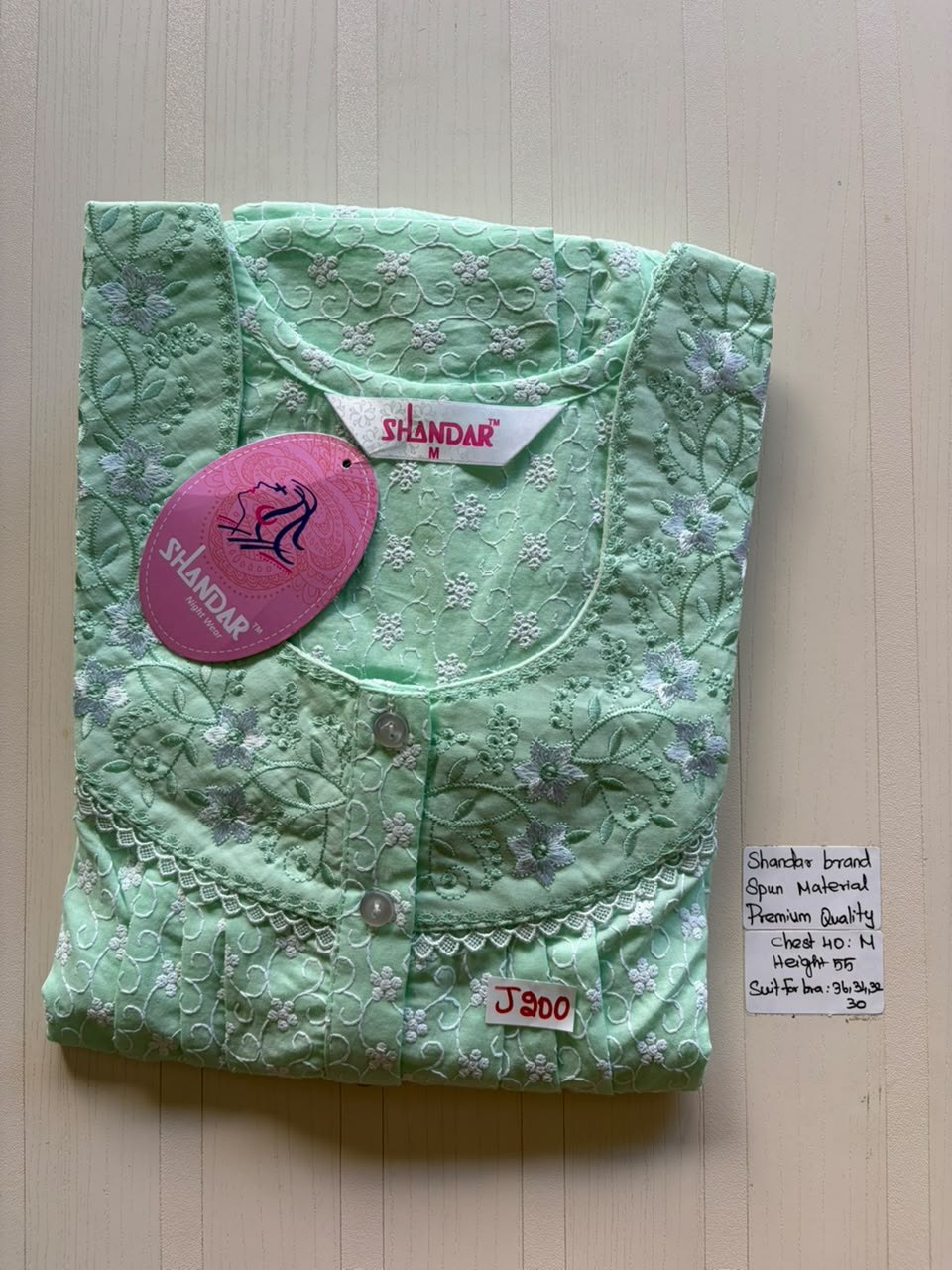 ASS 318 Shandar Spun nighty