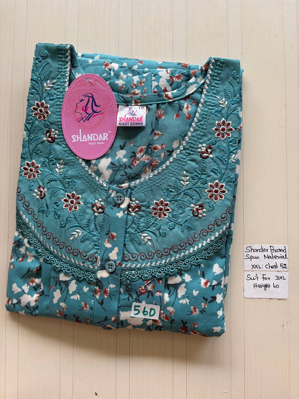 Dss 334 Shandar Spun nighty