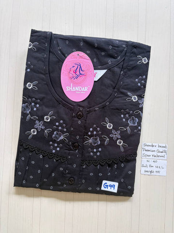 ASS077 Shandar Spun nighty