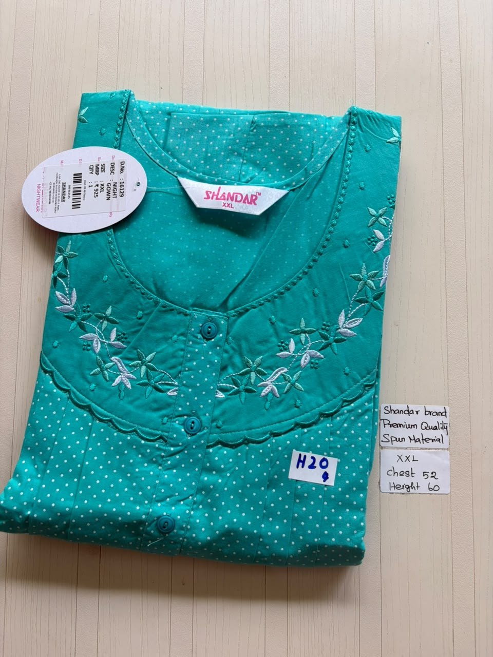 DSS220 Height Shandar Spun Nighty