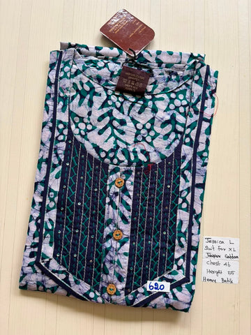 BJS 948 Jessica VV Batik Nighty
