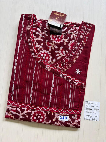 BJS 1149 Jessica VV AL Batik Nighty