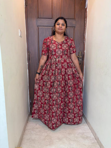 MFS 370 Peacock Height Maxi Frock YY1 YY2