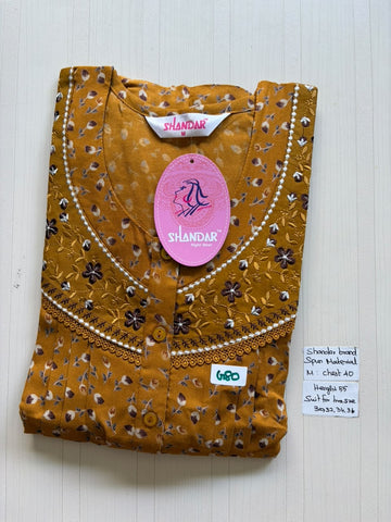 ASS 451 Shandar Spun nighty