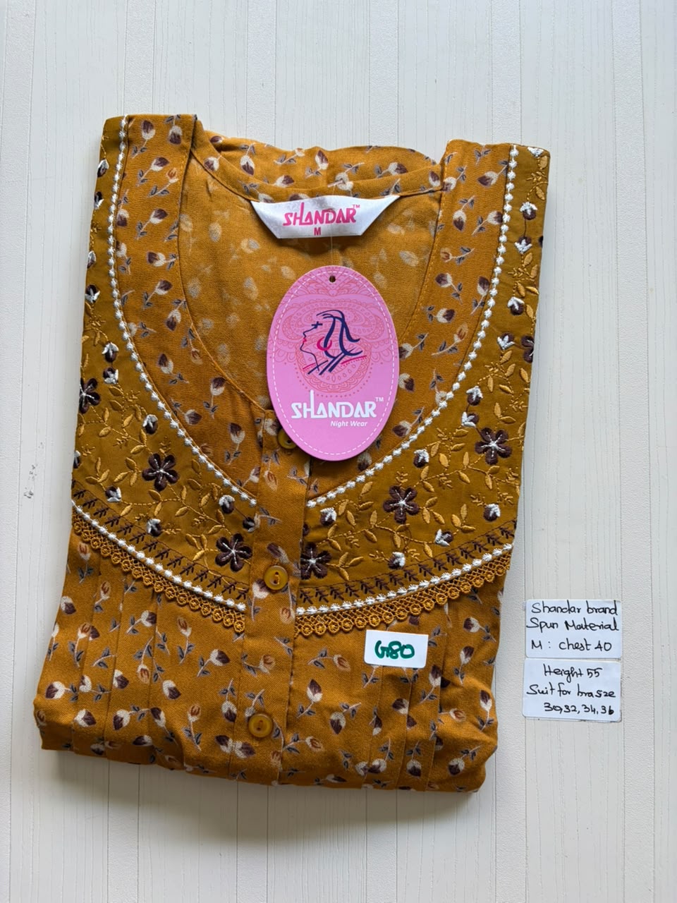 ASS 451 Shandar Spun nighty