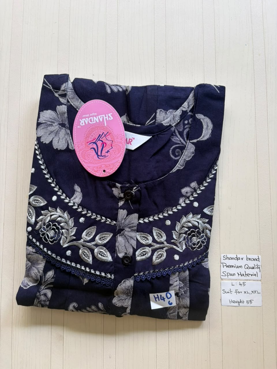 BS367 Shandar Spun nighty