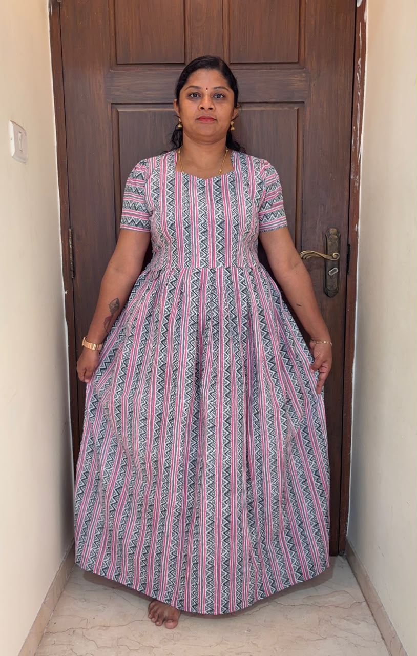 MFS167 Peacock maxi frock YY1