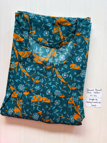 AASBP 459 Peacock Pleats Zip Nighty BP BPS CPS DPS