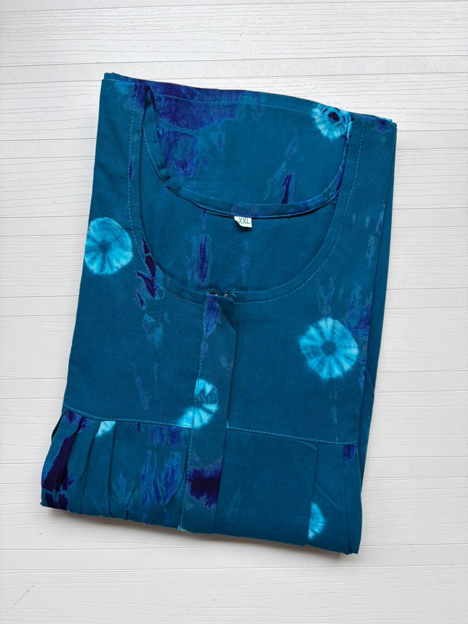 AASBP 304 Peacock Pleats Zip Nighty BP DPS