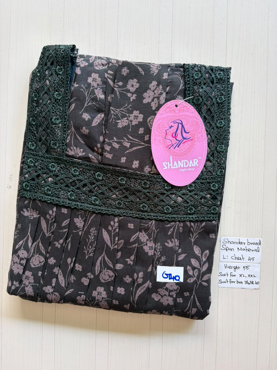 BSS 180 Shandar Spun nighty