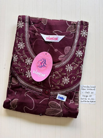 BSS 128 Shandar Spun nighty
