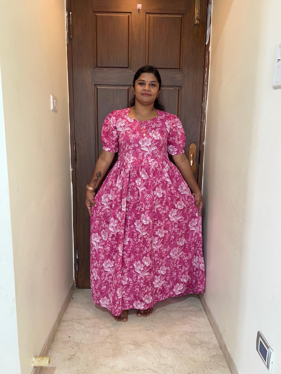 MFS 329 Peacock Maxi Frock YY1