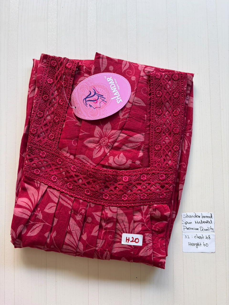 CSS 398 Height Shandar Spun nighty XX1