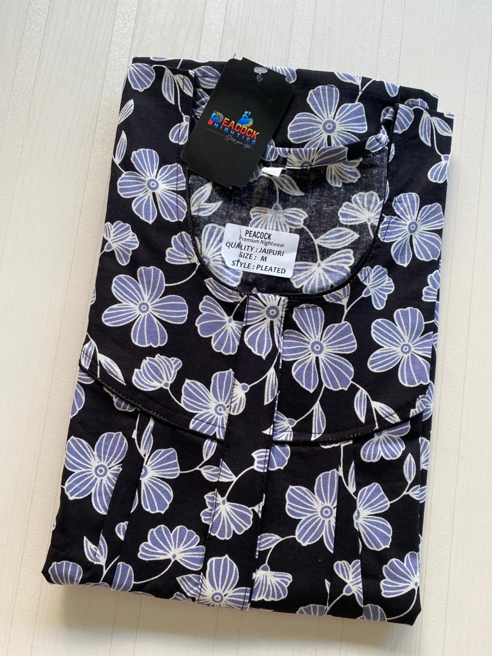 AASBP 128 Peacock Pleats Zip Nighty BP BPS APS BPS CPS DPS