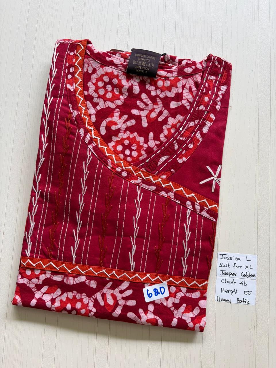 BJS 1148 Jessica VV AL Batik Nighty