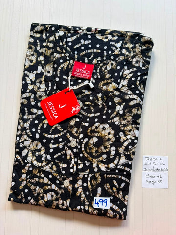 BJS 1093 Jessica Pleats Batik Nighty 550