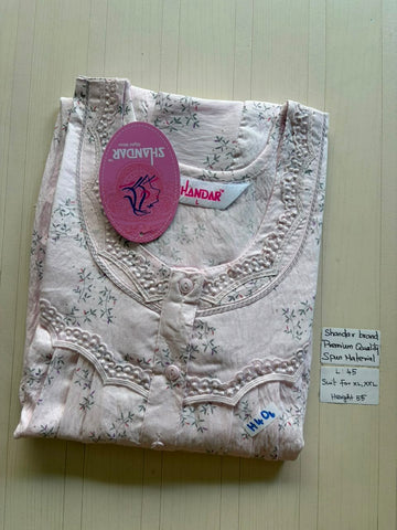 BS394 Shandar Spun nighty