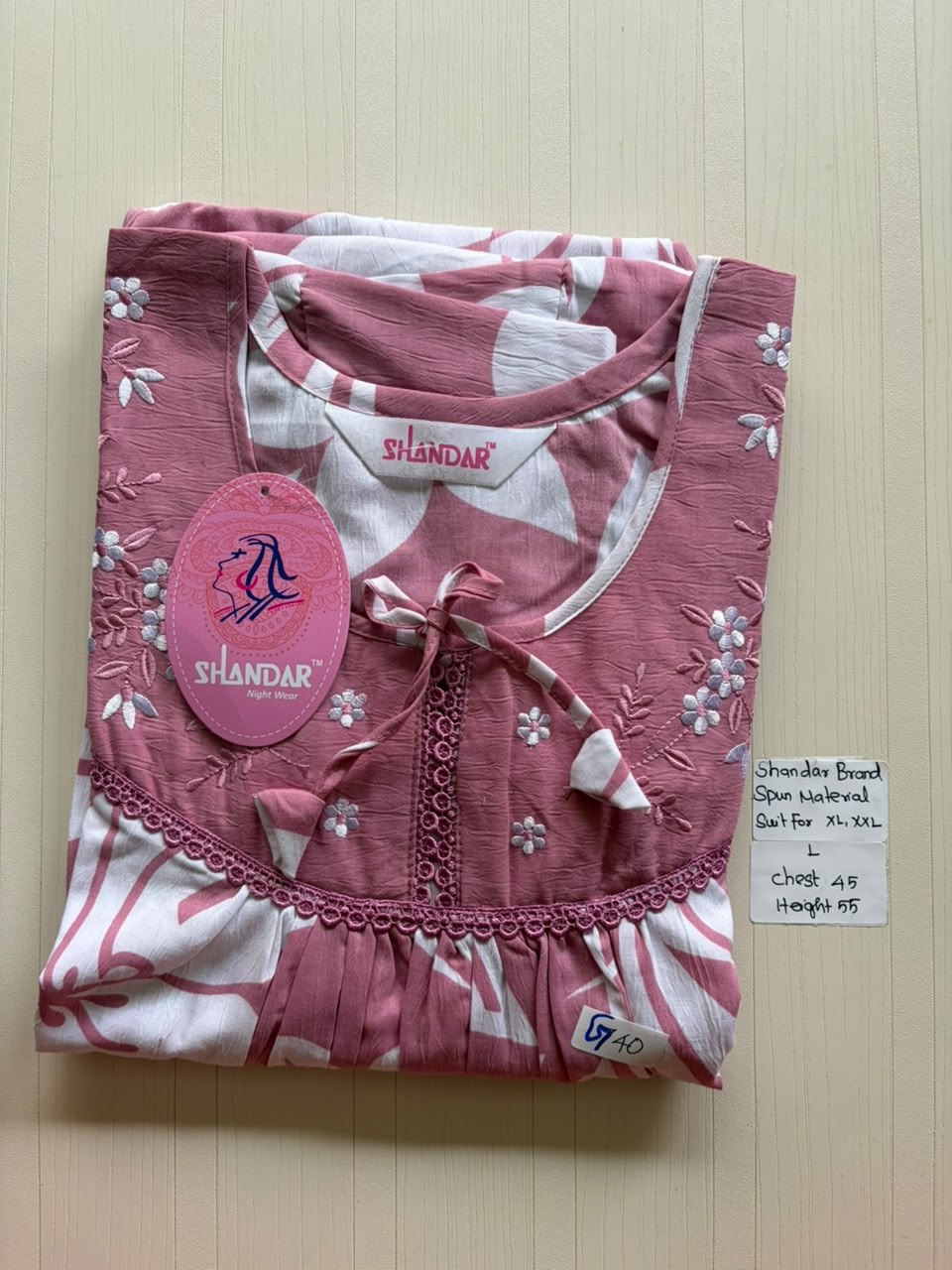 BSS 544 Shandar Spun nighty