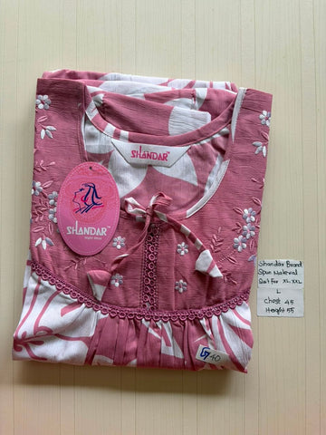 BSS 544 Shandar Spun nighty