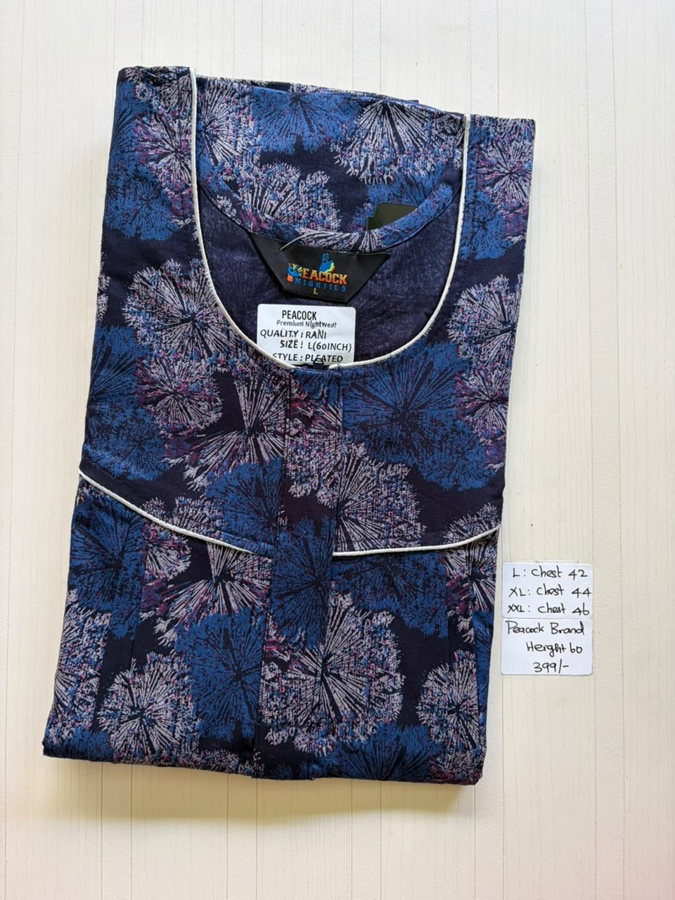 AAS5117 Peacock pleats Zip premium quality BP HP DD LPS CPS DPS