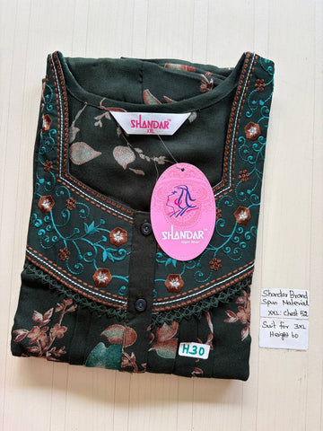Dss 372 Shandar Spun nighty