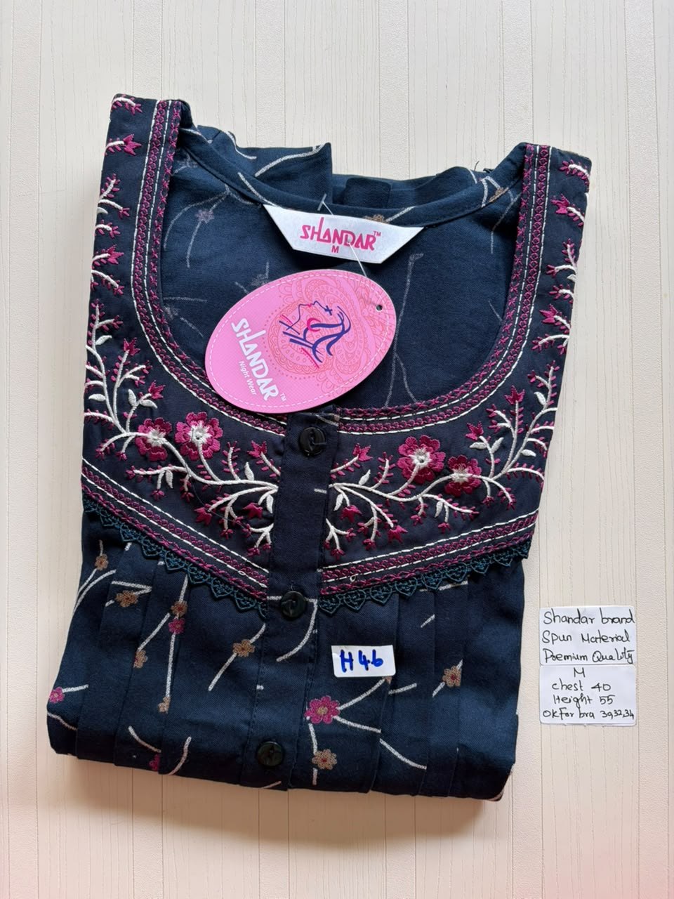 ASS 233 Shandar Spun nighty