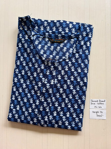 AASZ 275 Height Peacock Zip Nighty BP CPS