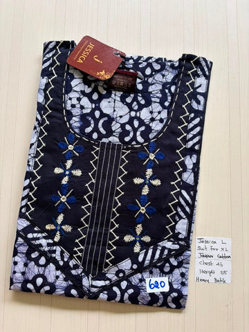 BJS 946 Jessica VV Batik Nighty