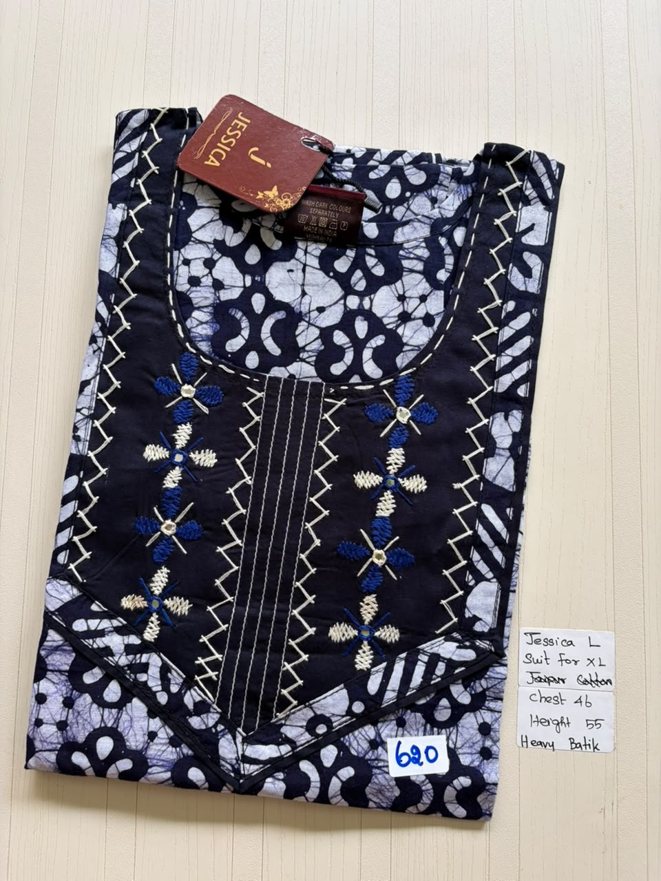 BJS 946 Jessica VV Batik Nighty