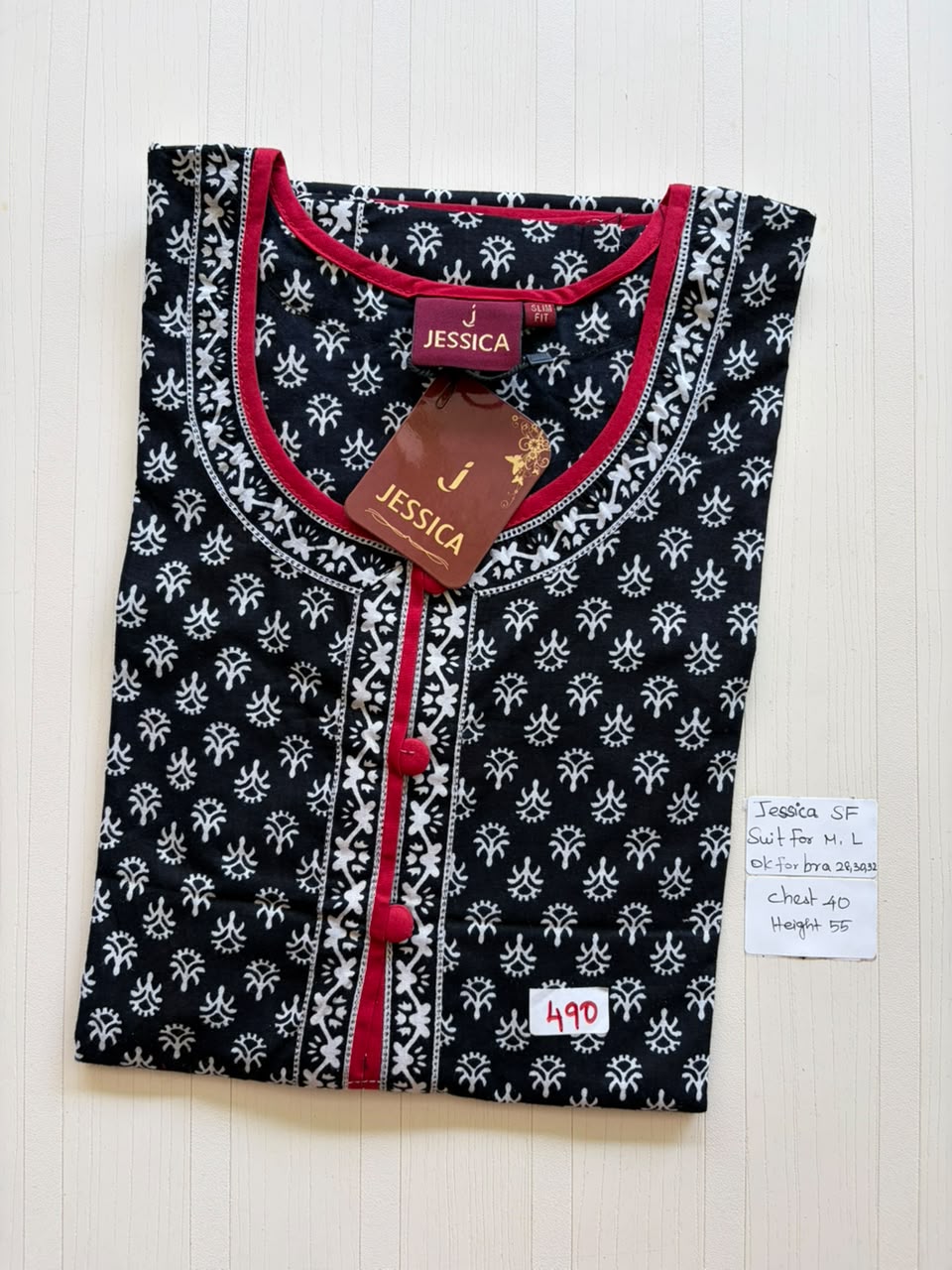 AJS 183 Jessica Slimfit VV AL JC Nighty 550
