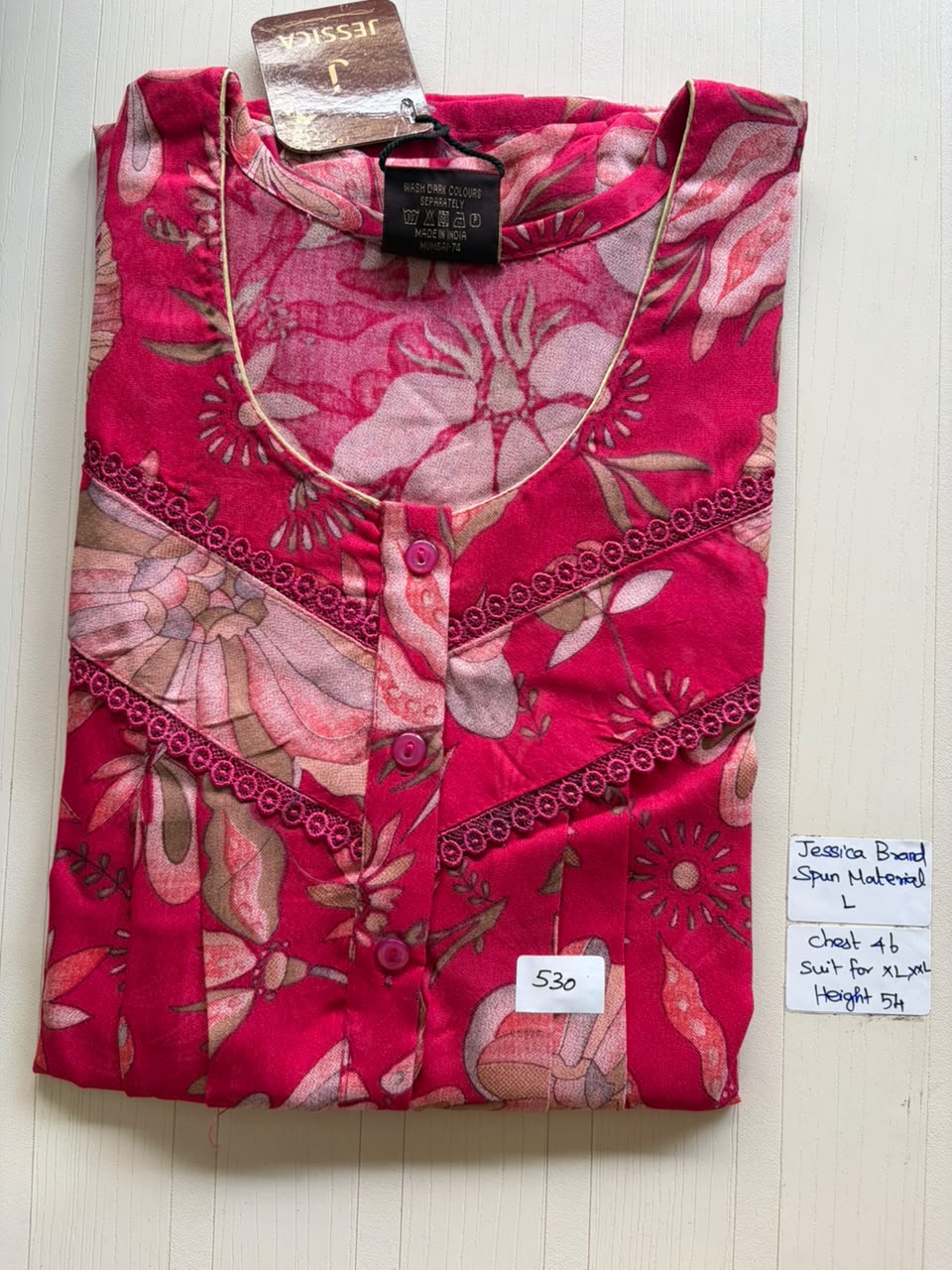 BJS 112 Jessica Pleats Spun Nighty 550