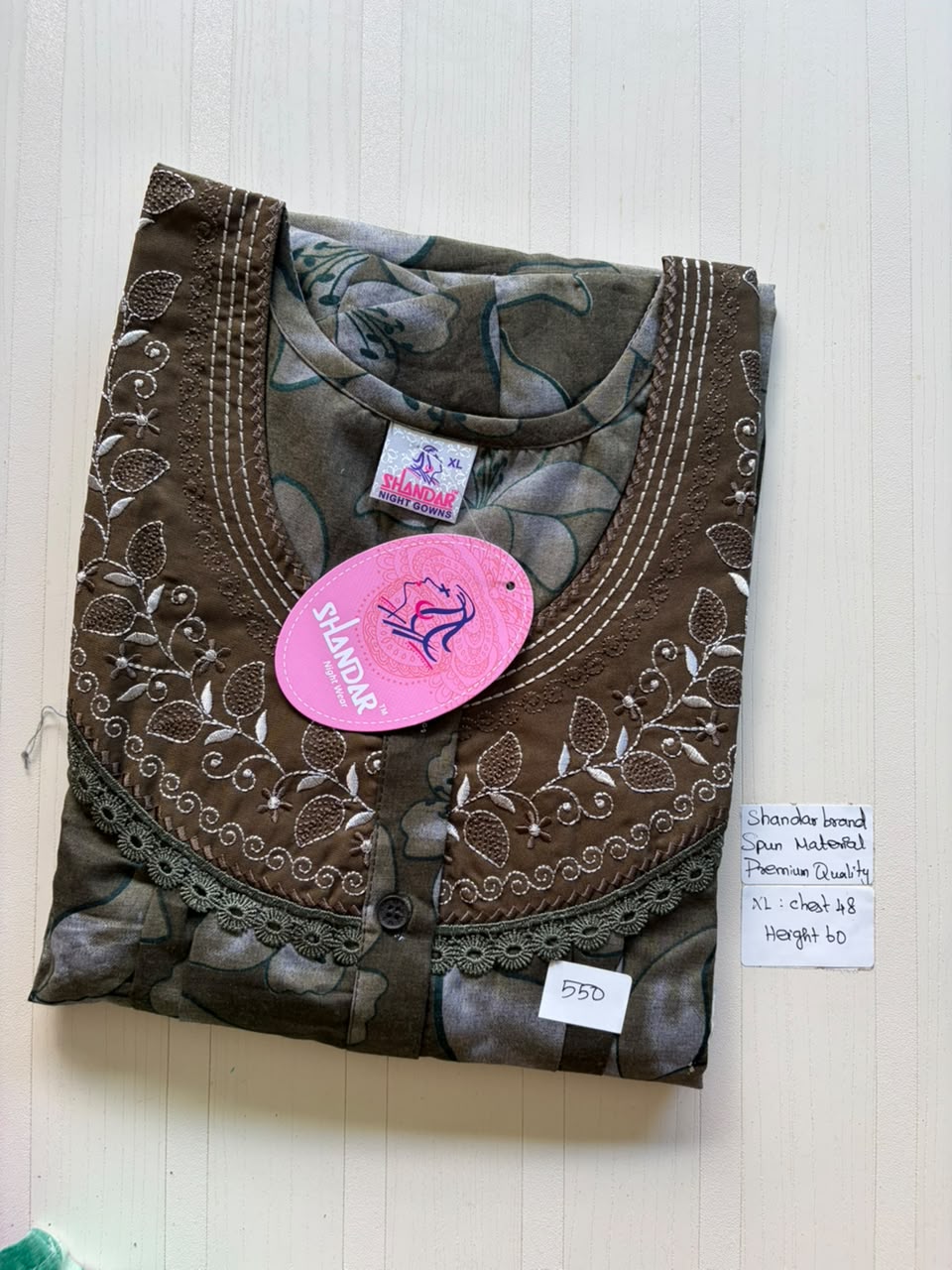 CSS 374 Height Shandar Spun nighty
