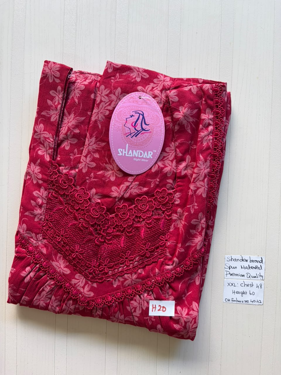 DSS 122 Height Shandar Spun nighty XX1