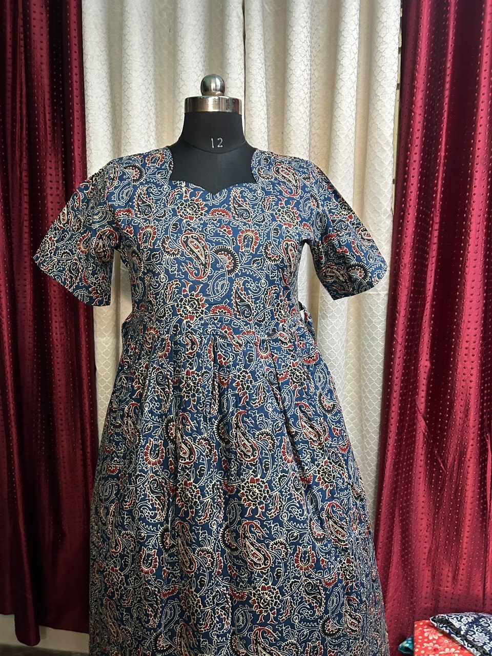 MFS137 Peacock Height maxi frock YY1 YY2