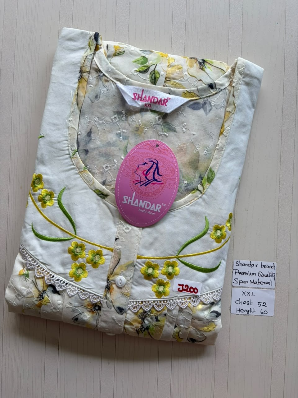 DSS176 Height Shandar Spun Nighty