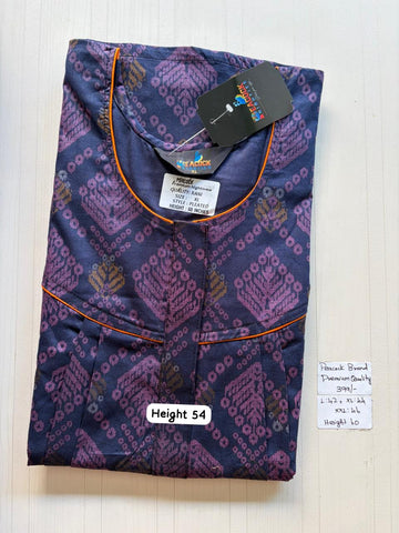 AAS5273 Peacock pleats Zip premium quality BP DD CPS DPS Height 54