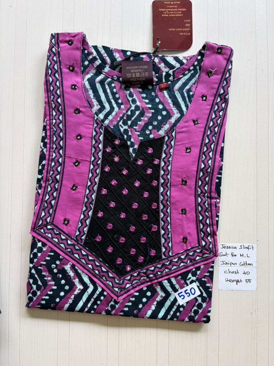 AJS 052 Jessica Slimfit VV AL Nighty