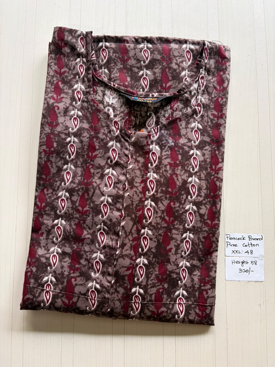 AASZ 254 Height Peacock Zip Nighty BP DPS