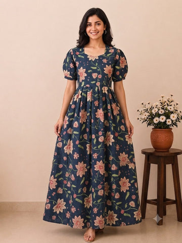 MFS145 Peacock Height maxi frock YY1 YY2