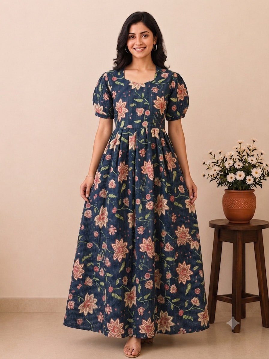 MFS145 Peacock Height maxi frock YY1 YY2