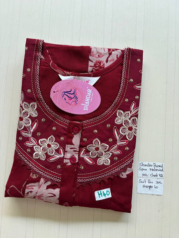 Dss 349 Shandar Spun nighty