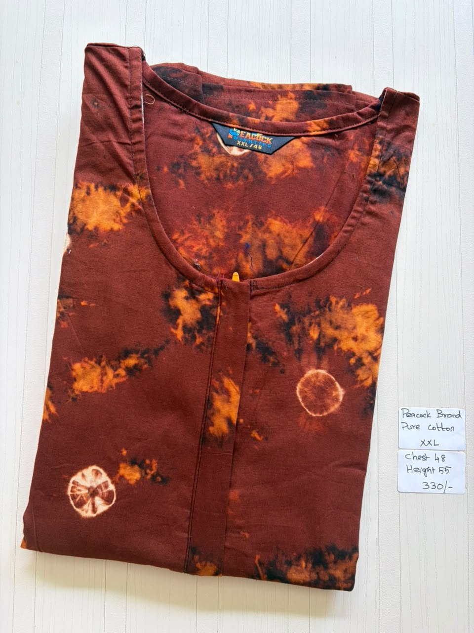 AASZ023 Peacock zip Nighty