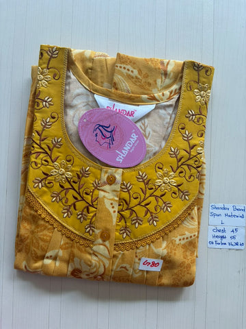 BSS 208 Shandar Spun nighty