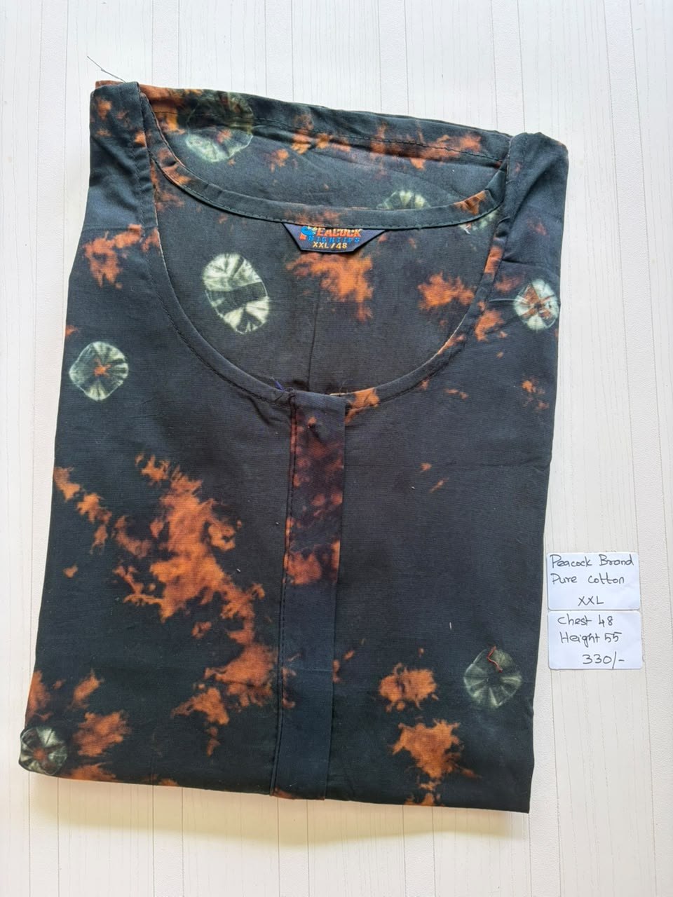 AASZ021 Peacock zip Nighty