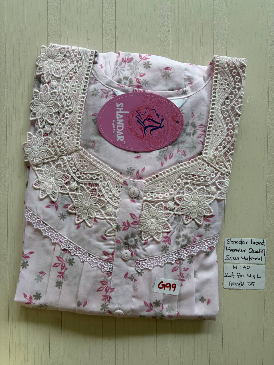 ASS044 Shandar Spun nighty