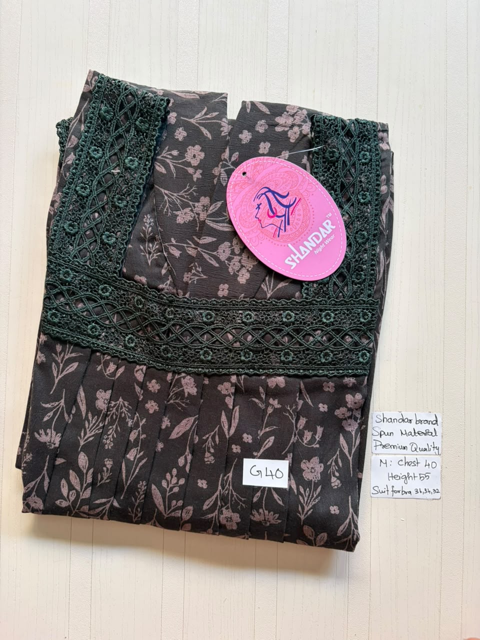 ASS 367 Shandar Spun nighty
